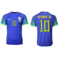 Brasilien Neymar Jr #10 Bortatröja VM 2022 Kortärmad